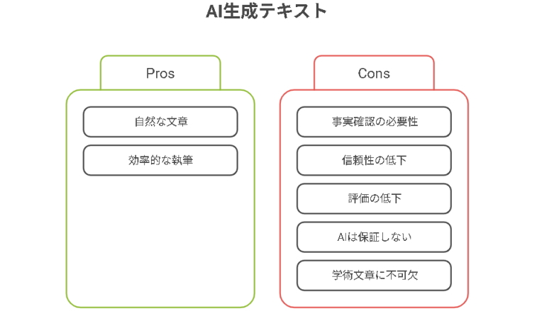 AI生成テキストの事実確認の重要性